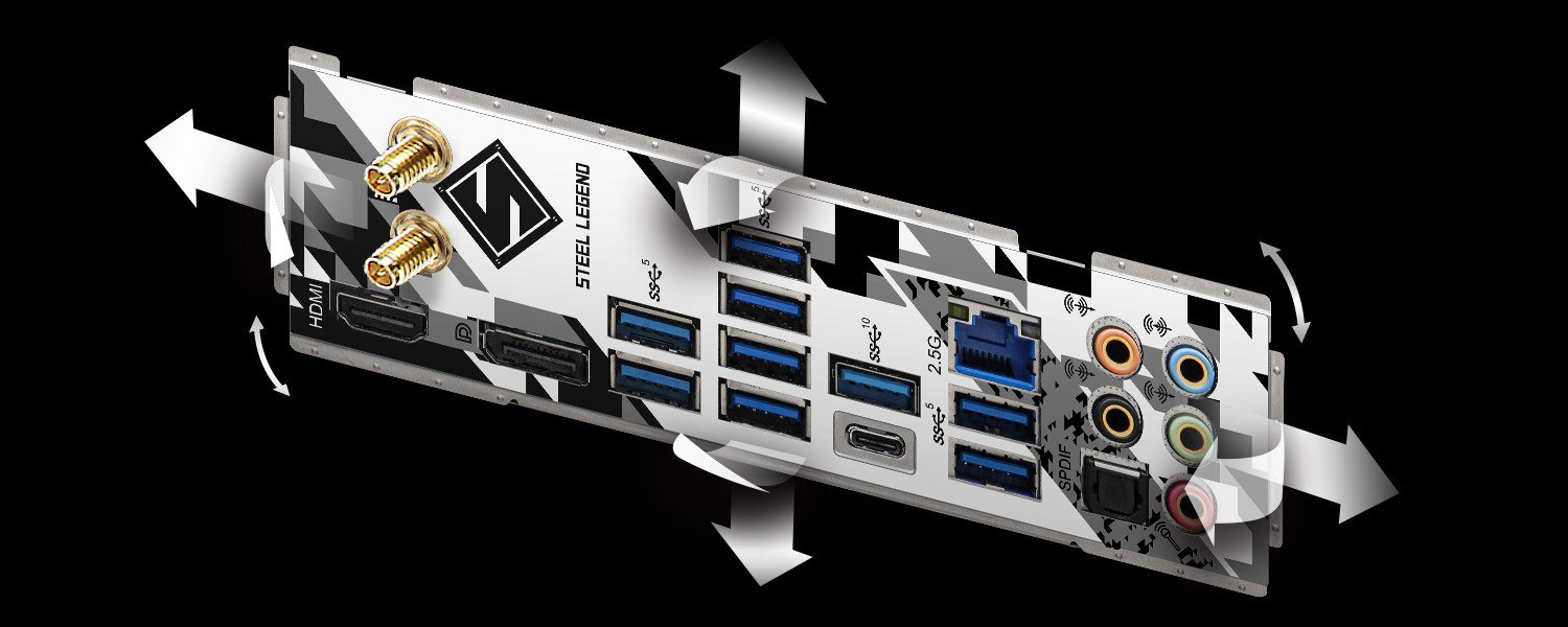 Flexible Integrated IO Shield